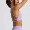 Reggiseno sportivo senza cuciture e senza schienale Super Sculpt in lilla tenue Reggiseno sportivo senza cuciture e senza schienale Super Sculpt in lilla tenue