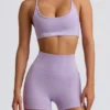Shorts senza cuciture Super Sculpt in lilla tenue Shorts senza cuciture Super Sculpt in lilla tenue