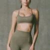 Reggiseno sportivo senza cuciture e senza schienale Super Sculpt in verde chiaro Reggiseno sportivo senza cuciture e senza schienale Super Sculpt in verde chiaro
