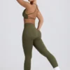 Reggiseno sportivo senza cuciture e senza schienale Super Sculpt in verde chiaro Reggiseno sportivo senza cuciture e senza schienale Super Sculpt in verde chiaro