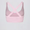 Reggiseno sportivo senza cuciture Super Sculpt con spalline incrociate in rosa cipria Reggiseno sportivo senza cuciture Super Sculpt con spalline incrociate in rosa cipria
