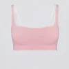 Reggiseno sportivo Soft Active a contrasto in rosa cipria Reggiseno sportivo Soft Active a contrasto in rosa cipria