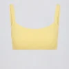 Reggiseno sportivo Soft Active con cuciture a vista in giallo limone Reggiseno sportivo Soft Active con cuciture a vista in giallo limone