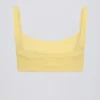 Reggiseno sportivo Soft Active con cuciture a vista in giallo limone Reggiseno sportivo Soft Active con cuciture a vista in giallo limone
