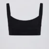 Reggiseno sportivo Soft Active con cuciture a vista in nero Reggiseno sportivo Soft Active con cuciture a vista in nero