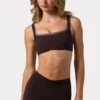 Reggiseno sportivo Soft Active con cuciture sagomate in color Espresso Reggiseno sportivo Soft Active con cuciture sagomate in color Espresso
