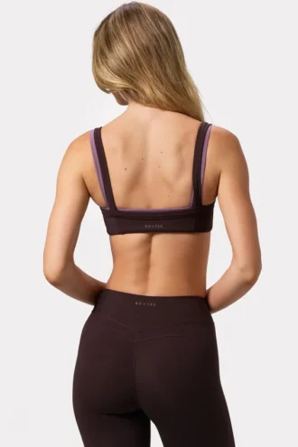 Reggiseno sportivo Soft Active con cuciture sagomate in color Espresso