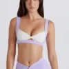 Reggiseno sportivo Soft Active con dettaglio intrecciato sul davanti in lilla Reggiseno sportivo Soft Active con dettaglio intrecciato sul davanti in lilla