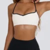 Reggiseno sportivo Soft Active con scollo a cuore in bianco Reggiseno sportivo Soft Active con scollo a cuore in bianco