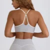 Reggiseno sportivo Soft Active con scollo a cuore in grigio melange Reggiseno sportivo Soft Active con scollo a cuore in grigio melange