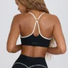 Reggiseno sportivo Soft Active con scollo a cuore in nero Reggiseno sportivo Soft Active con scollo a cuore in nero
