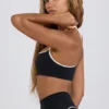 Reggiseno sportivo Soft Active con scollo a cuore in nero Reggiseno sportivo Soft Active con scollo a cuore in nero