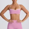 Reggiseno sportivo Soft Active con scollo a cuore in rosa antico Reggiseno sportivo Soft Active con scollo a cuore in rosa antico
