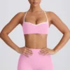 Reggiseno sportivo Soft Active con scollo a cuore in rosa baby Reggiseno sportivo Soft Active con scollo a cuore in rosa baby