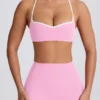 Reggiseno sportivo Soft Active con scollo a cuore in rosa baby Reggiseno sportivo Soft Active con scollo a cuore in rosa baby