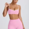 Reggiseno sportivo Soft Active con scollo a cuore in rosa baby Reggiseno sportivo Soft Active con scollo a cuore in rosa baby