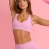 Reggiseno sportivo Soft Active con scollo a V in rosa antico Reggiseno sportivo Soft Active con scollo a V in rosa antico
