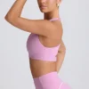 Reggiseno sportivo Soft Active con scollo a V in rosa antico Reggiseno sportivo Soft Active con scollo a V in rosa antico