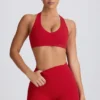 Reggiseno sportivo Soft Active con scollo a V in rosso acceso