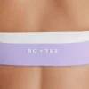 Reggiseno sportivo Soft Active con scollo all’americana e parte anteriore intrecciata in lilla