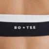 Reggiseno sportivo Soft Active con scollo all’americana e parte anteriore intrecciata in nero