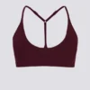 Reggiseno sportivo Soft Active con spalline incrociate in bordeaux