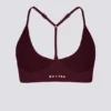 Reggiseno sportivo Soft Active con spalline incrociate in bordeaux
