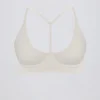 Reggiseno sportivo Soft Active con spalline incrociate in crema