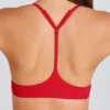 Reggiseno sportivo Soft Active con spalline incrociate in rosso fragola