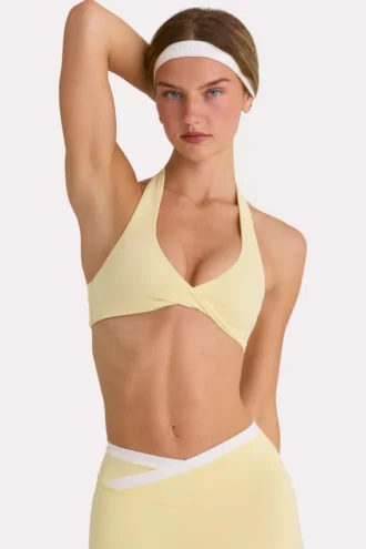 Reggiseno sportivo Soft Active in giallo limone