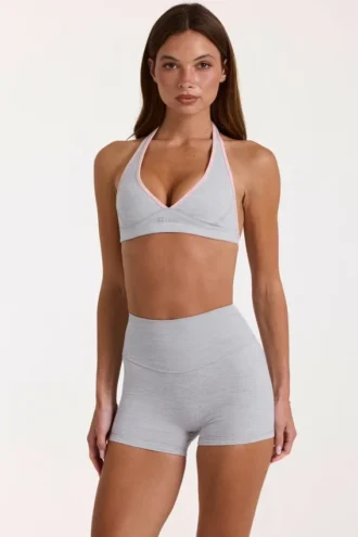 Reggiseno sportivo Soft Active in grigio melange