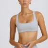 Reggiseno sportivo Soft Active in grigio melange