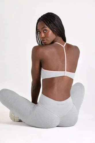 Reggiseno sportivo Soft Active in grigio melange