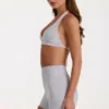 Reggiseno sportivo Soft Active in grigio melange