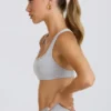 Reggiseno sportivo Soft Active in grigio melange