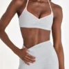 Reggiseno sportivo Soft Active in grigio melange