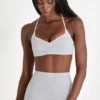 Reggiseno sportivo Soft Active in grigio melange