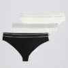 Set di slip a vita alta in fantasia multicolore Set di slip a vita alta in fantasia multicolore