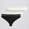 Set di slip a vita alta in fantasia multicolore Set di slip a vita alta in fantasia multicolore