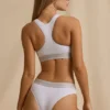 Set di slip a vita alta in fantasia multicolore Set di slip a vita alta in fantasia multicolore