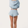 Shorts a vita media in Powder Blue Shorts a vita media in Powder Blue