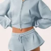 Shorts a vita media in Powder Blue Shorts a vita media in Powder Blue
