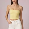 Shorts Beata a vita alta e linea ad A in lavaggio ecru Shorts Beata a vita alta e linea ad A in lavaggio ecru