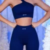 Shorts da ciclista a costine in blu navy Shorts da ciclista a costine in blu navy
