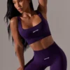Shorts da ciclista a vita alta Super Sculpt in viola Shorts da ciclista a vita alta Super Sculpt in viola