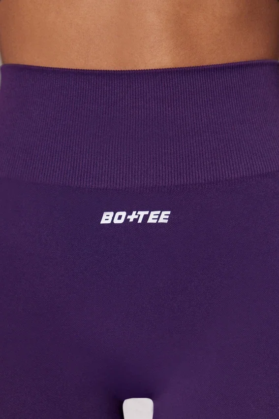 Shorts da ciclista a vita alta Super Sculpt in viola Shorts da ciclista a vita alta Super Sculpt in viola