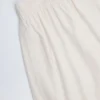 Shorts Elsie in popeline di cotone con lacci sul davanti, colore bianco Shorts Elsie in popeline di cotone con lacci sul davanti, colore bianco