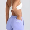 Shorts in felpa a vita media in blu pervinca Shorts in felpa a vita media in blu pervinca