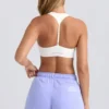Shorts in felpa a vita media in blu pervinca Shorts in felpa a vita media in blu pervinca
