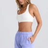 Shorts in felpa a vita media in blu pervinca Shorts in felpa a vita media in blu pervinca
